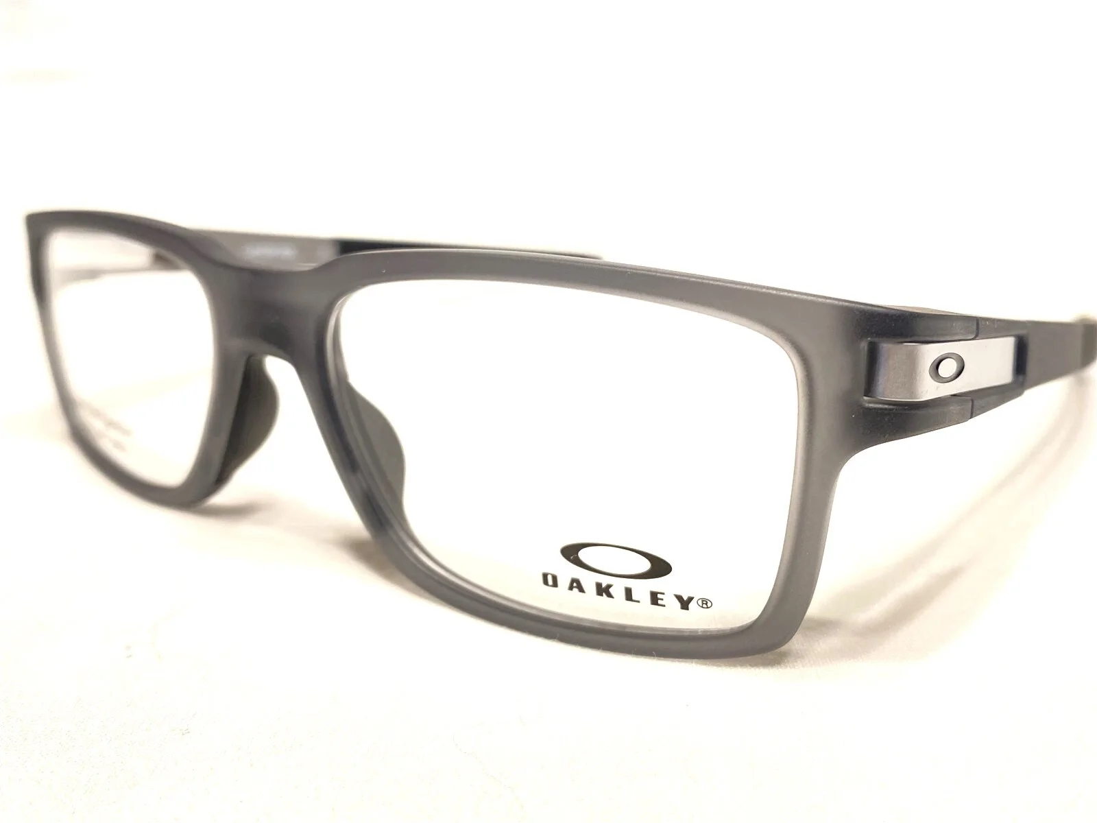 NEW Oakley Latch EX OX8115-0254 Mens Satin Grey Smoke Eyeglasses Frames 54/17