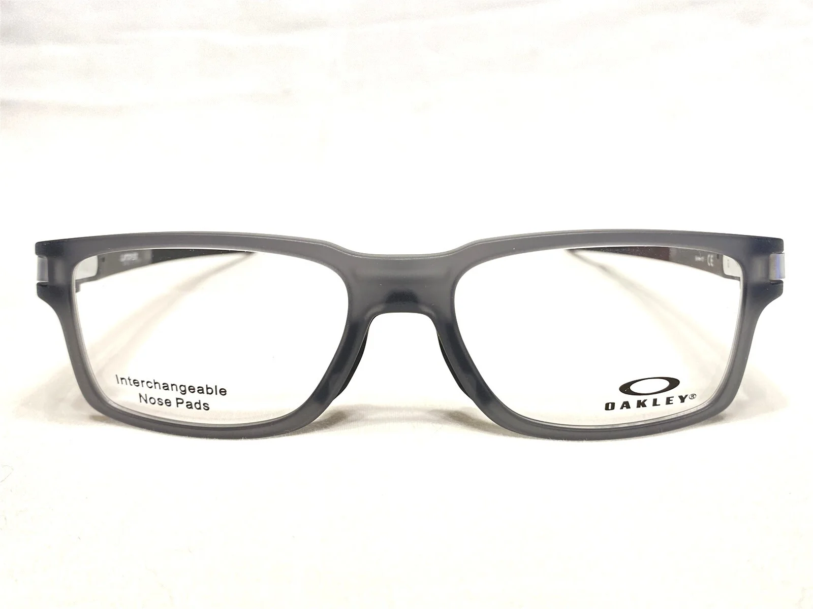 NEW Oakley Latch EX OX8115-0254 Mens Satin Grey Smoke Eyeglasses Frames 54/17 2