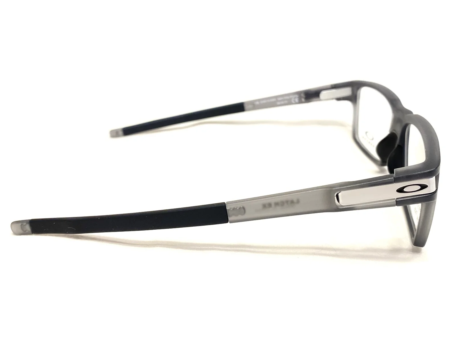 NEW Oakley Latch EX OX8115-0254 Mens Satin Grey Smoke Eyeglasses Frames 54/17 3